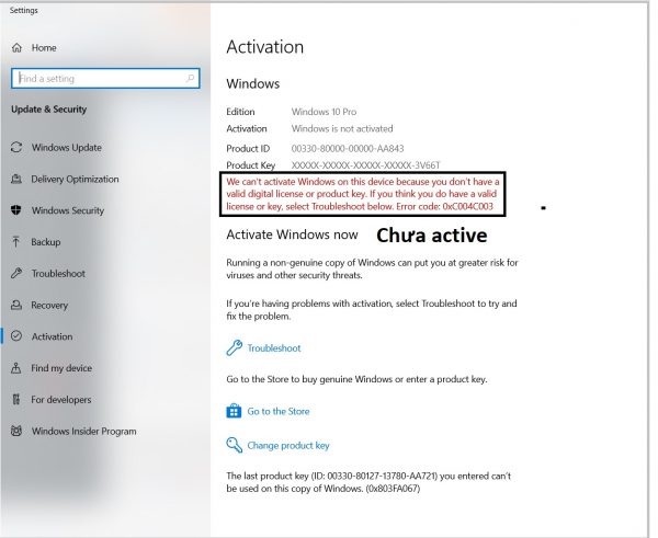 kiểm tra win 10 active