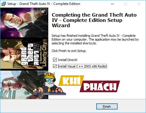 Cài đặt phần mềm yêu cầu để chơi game GTA IV