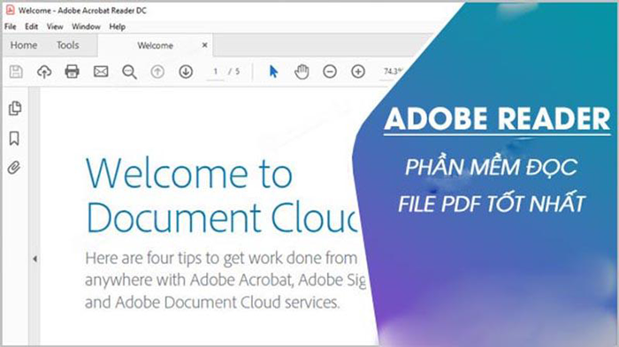 Adobe Reader trình đọc file pdf miễn phí, chất lượng và đáng tin cậy nhất 